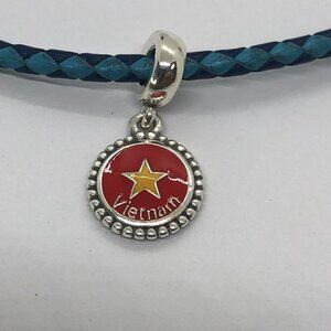 ✨✨Pandora Vietnam Flag Charm S925 Silver with box